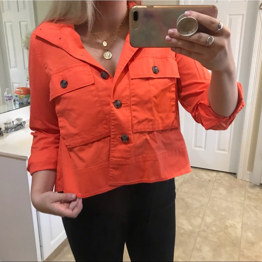 CAbi resort tiger lily jacket